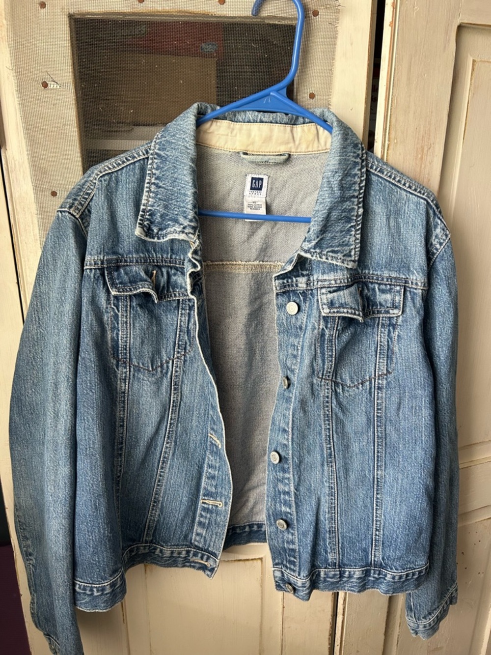 GAP Light Blue Washed Denim Jacket